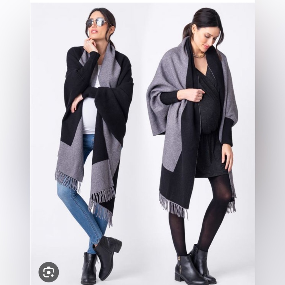 Seraphine two-tone maternity/nursing scarf